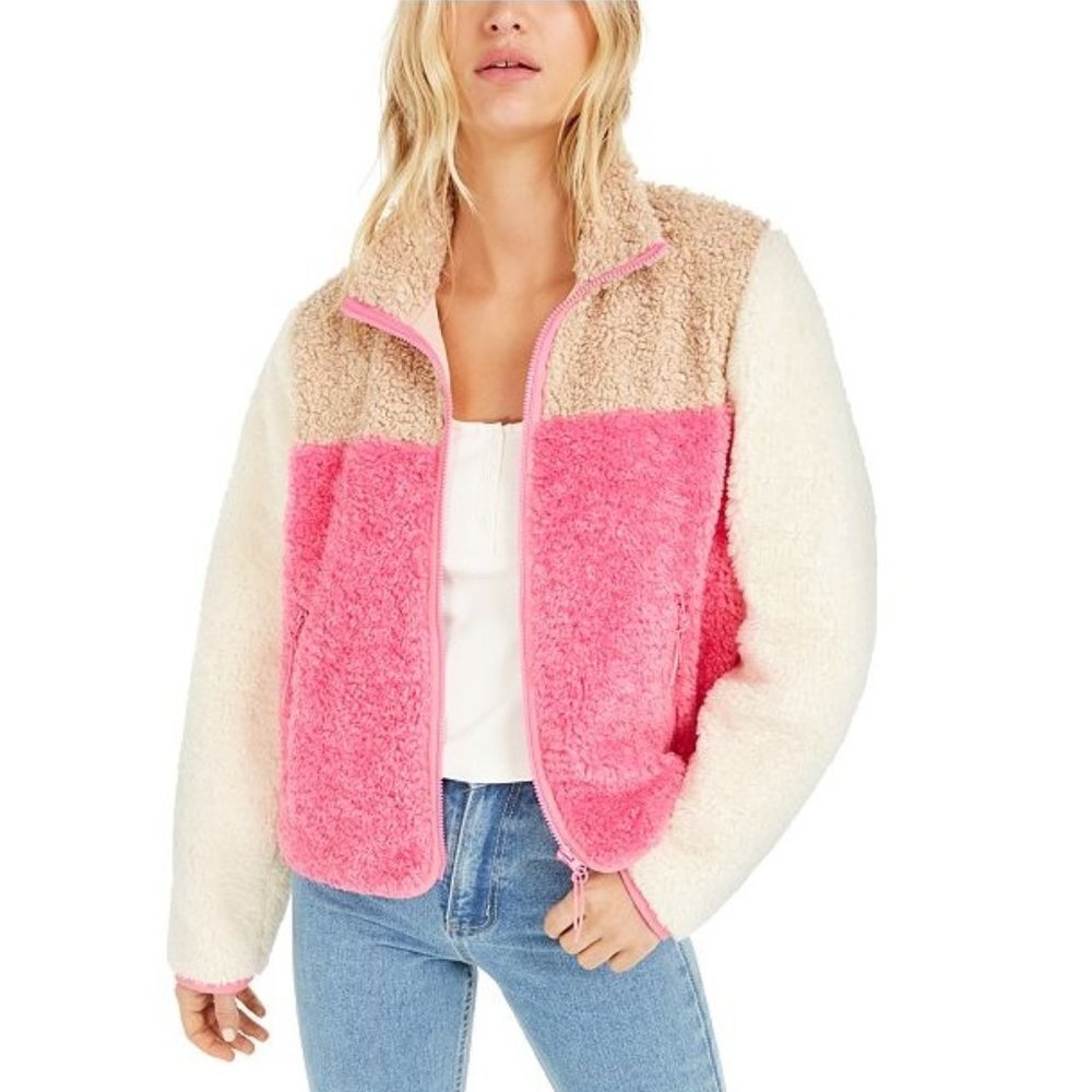 🎁 BeccaTilley x Bar III Colorblocked ZipFront Jacket